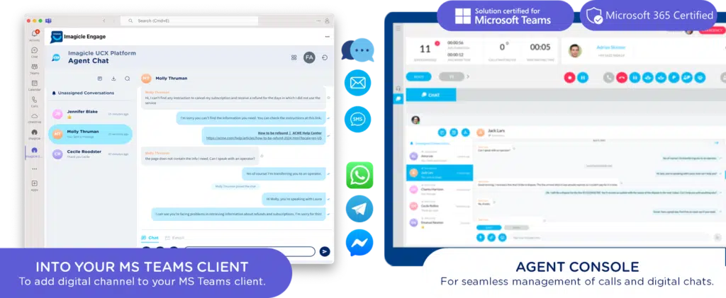 Inbound Contact Center Agent Workspaces by Imagicle